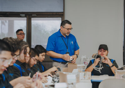 Texas Southmost College hosted Workforce Solutions Cameron's LIFT Program and engaged students in hands-on activities geared towards the automotive industry on Friday, April 26, 2024 at the TSC ITEC Center