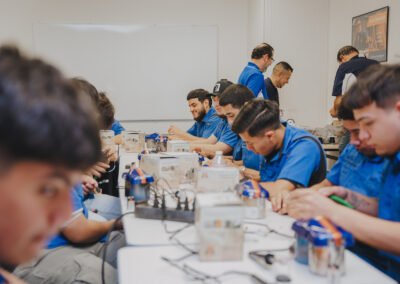 Texas Southmost College hosted Workforce Solutions Cameron's LIFT Program and engaged students in hands-on activities geared towards the automotive industry on Friday, April 26, 2024 at the TSC ITEC Center