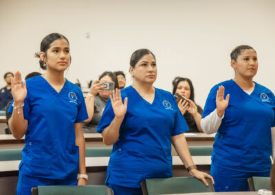 The latest class of Texas Southmost College’s Certified Nursing Assistant and Phlebotomy Technician program celebrated its completion at a pinning ceremony held Thursday at TSC International Technology, Education, and Commerce Center (ITECC).