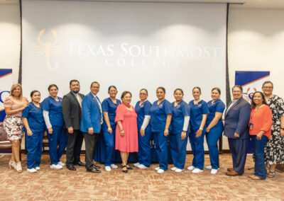 The latest class of Texas Southmost College’s Certified Nursing Assistant and Phlebotomy Technician program celebrated its completion at a pinning ceremony held Thursday at TSC International Technology, Education, and Commerce Center (ITECC).